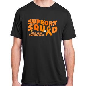 Support Squad Limb Loss Awareness Orange Ribbon Hope Fighter Adult ChromaSoft Performance T-Shirt