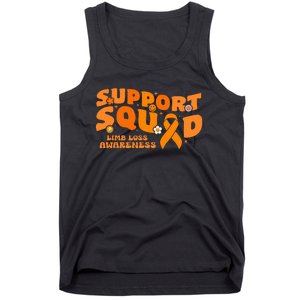 Support Squad Limb Loss Awareness Orange Ribbon Hope Fighter Tank Top