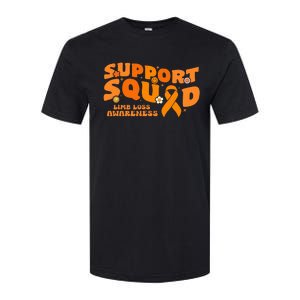 Support Squad Limb Loss Awareness Orange Ribbon Hope Fighter Softstyle CVC T-Shirt