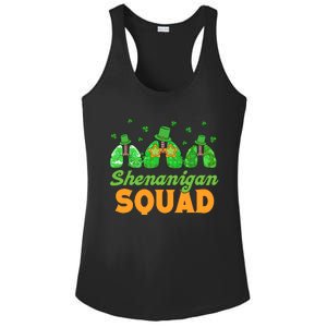 Shenanigan Squad Lung Respiratory Therapy St. Patricks Day Ladies PosiCharge Competitor Racerback Tank