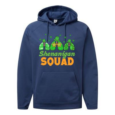 Shenanigan Squad Lung Respiratory Therapy St. Patricks Day Performance Fleece Hoodie