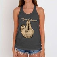 Sloth Women's Knotted Racerback Tank