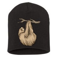 Sloth Short Acrylic Beanie