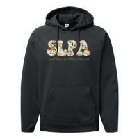 SLPA Speech Language Pathologist Assistant Appreciation Performance Fleece Hoodie