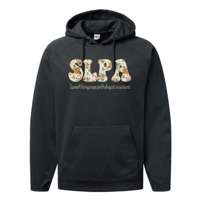 SLPA Speech Language Pathologist Assistant Appreciation Performance Fleece Hoodie