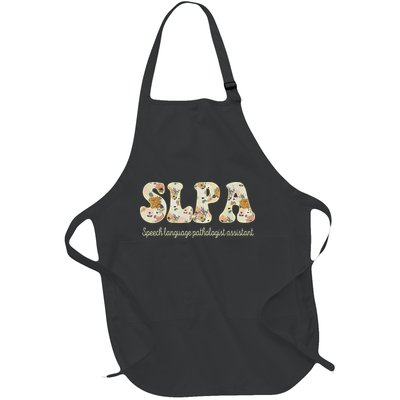 SLPA Speech Language Pathologist Assistant Appreciation Full-Length Apron With Pockets