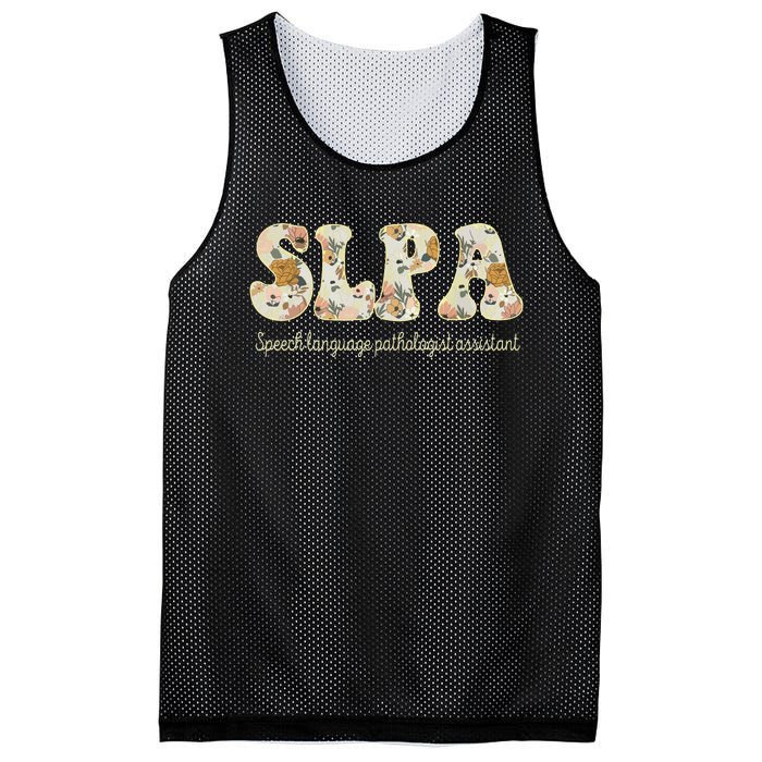 SLPA Speech Language Pathologist Assistant Appreciation Mesh Reversible Basketball Jersey Tank