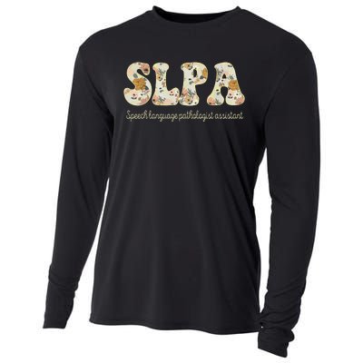 SLPA Speech Language Pathologist Assistant Appreciation Cooling Performance Long Sleeve Crew