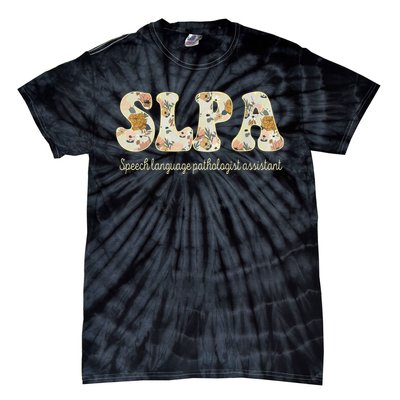 SLPA Speech Language Pathologist Assistant Appreciation Tie-Dye T-Shirt