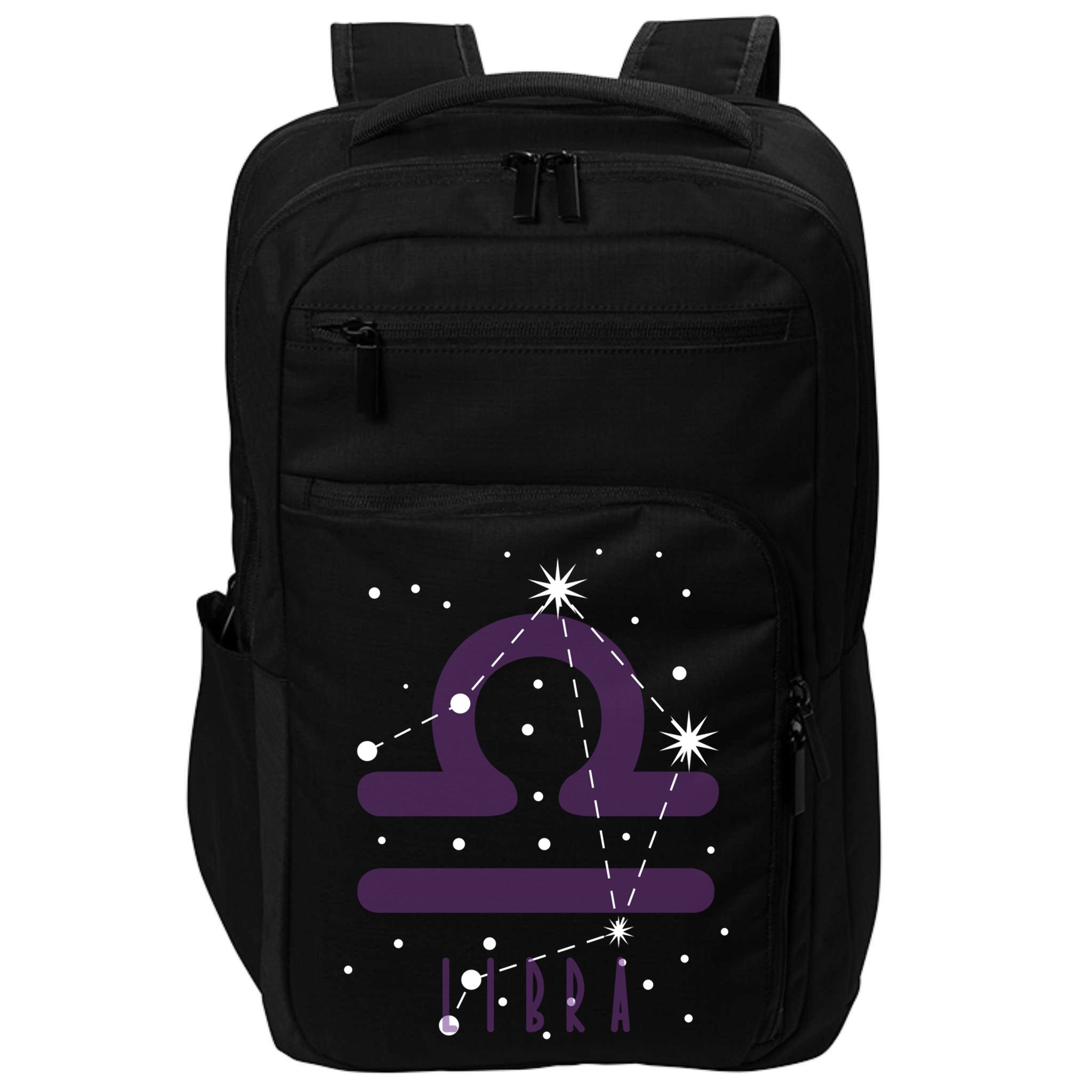 Star Sign Libra Zodiac Gift Impact Tech Backpack