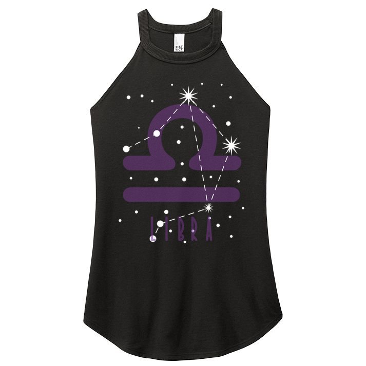 Star Sign Libra Zodiac Gift Women's Perfect Tri Rocker Tank