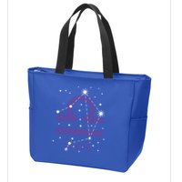 Star Sign Libra Zodiac Gift Zip Tote Bag