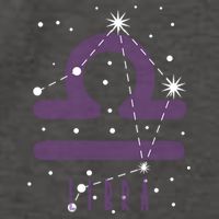 Star Sign Libra Zodiac Gift Vector Backpack