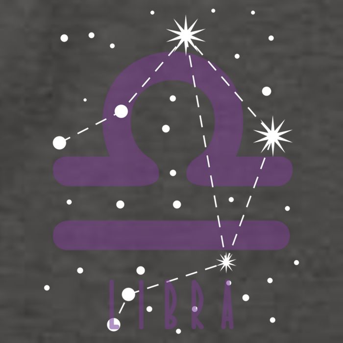 Star Sign Libra Zodiac Gift Vector Backpack