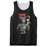 Scary Skeleton Lazy Halloween Costume Mesh Reversible Basketball Jersey Tank