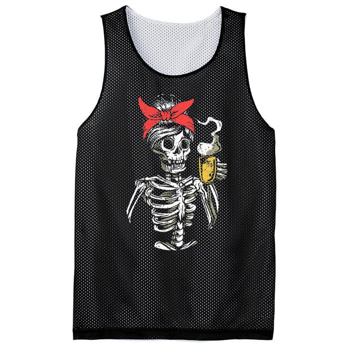 Scary Skeleton Lazy Halloween Costume Mesh Reversible Basketball Jersey Tank