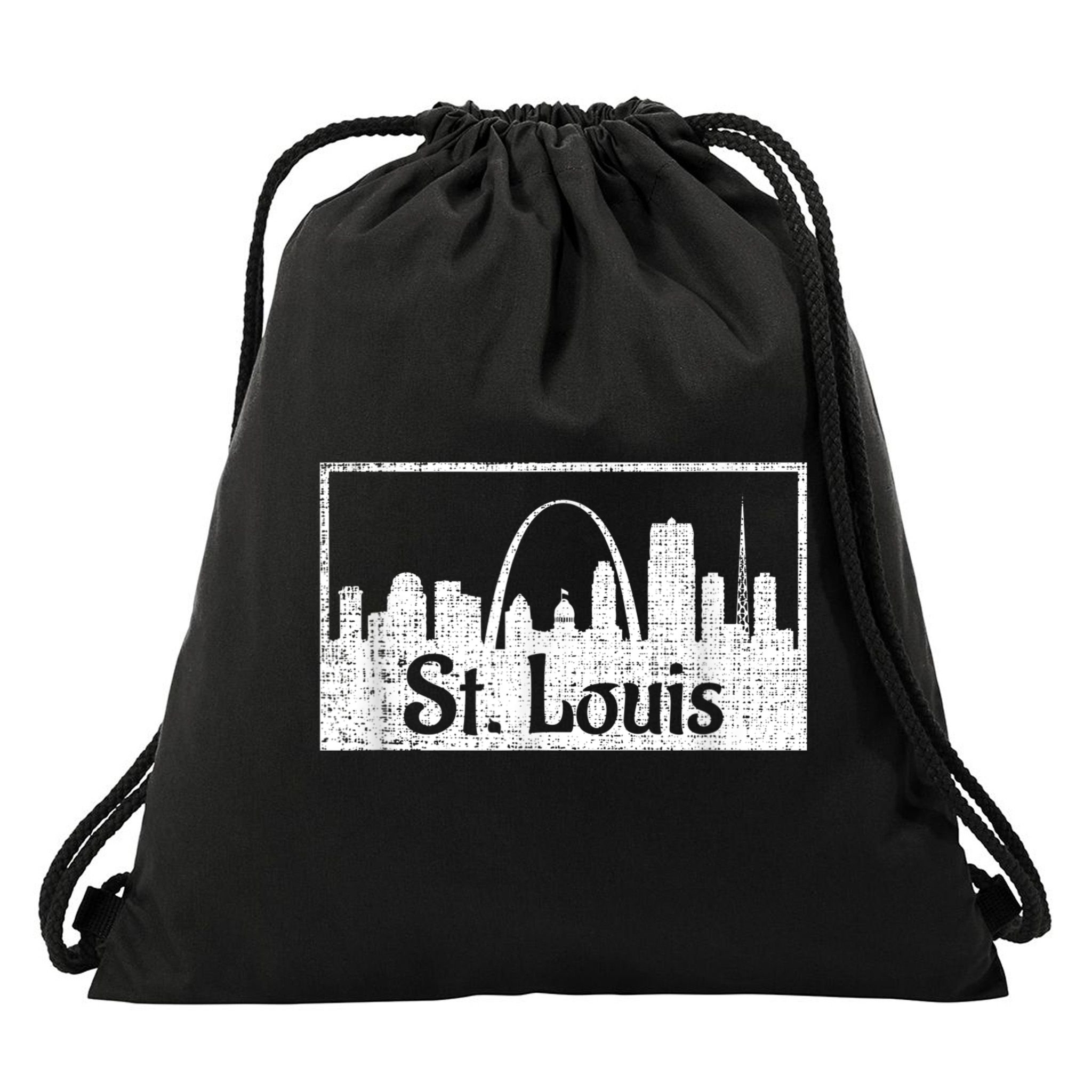 Saint St. Louis Missouri Skyline Souvenir Gift Drawstring Bag