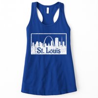 Saint St. Louis Missouri Skyline Souvenir Gift Womens Tank Top