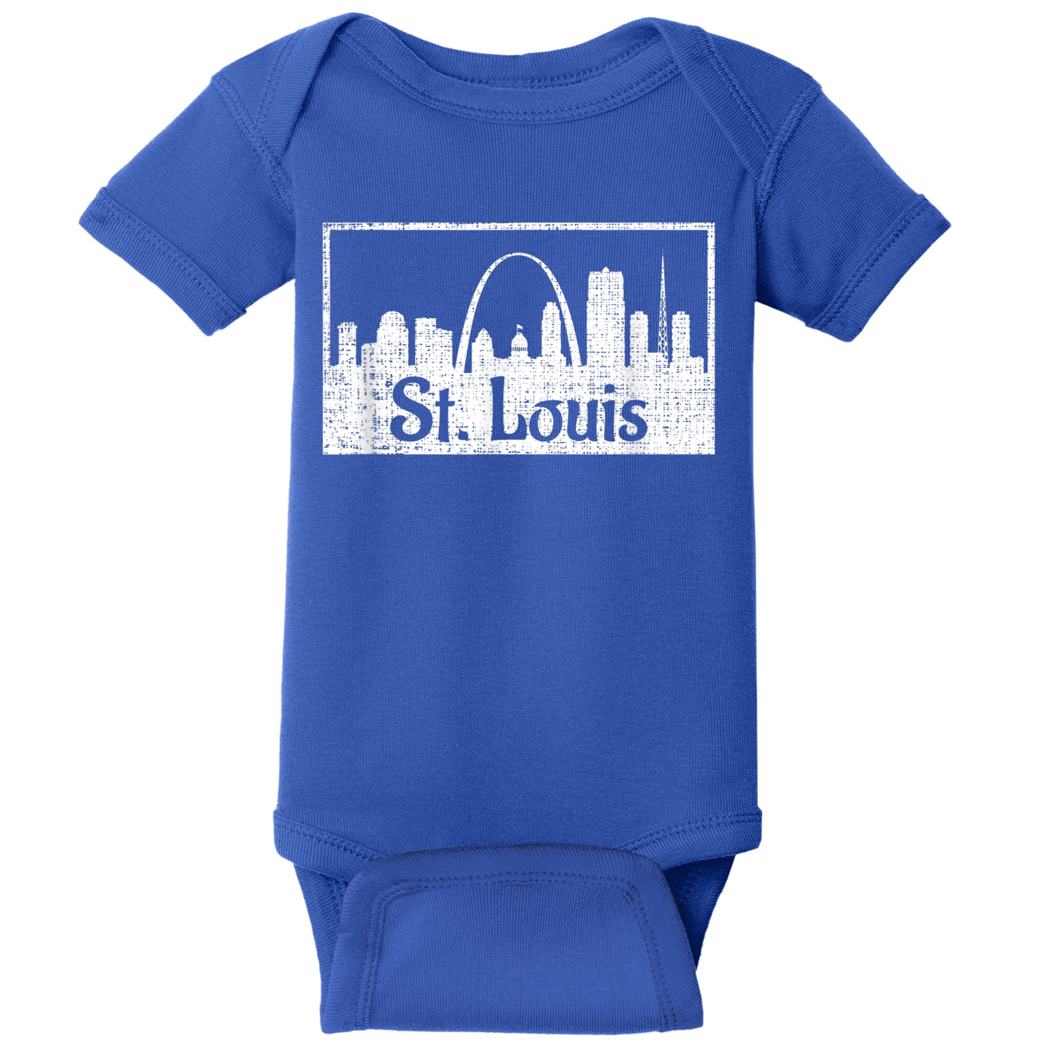 Saint St. Louis Missouri Skyline Souvenir Gift Baby Bodysuit