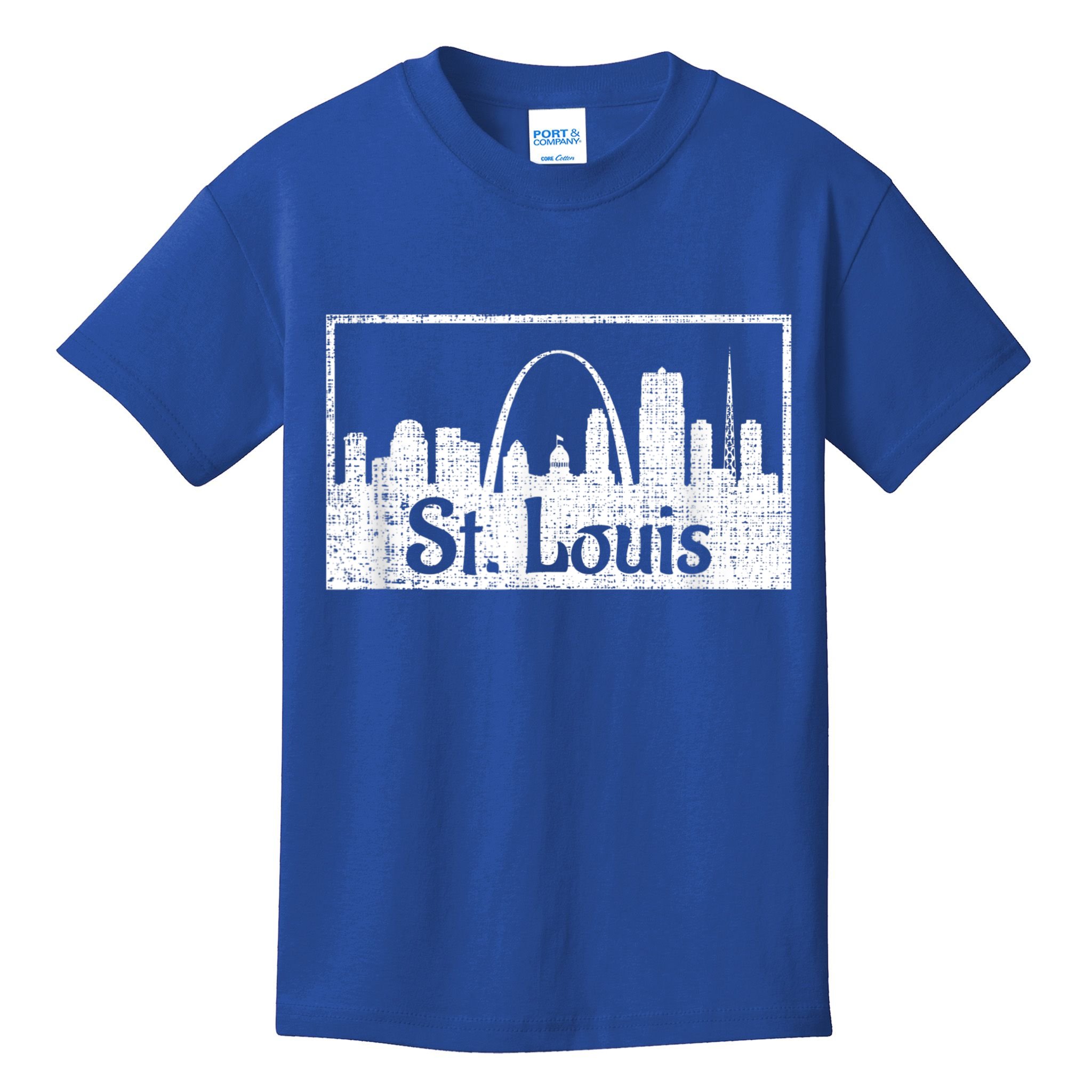 Saint St. Louis Missouri Skyline Souvenir Gift Kids T-Shirt