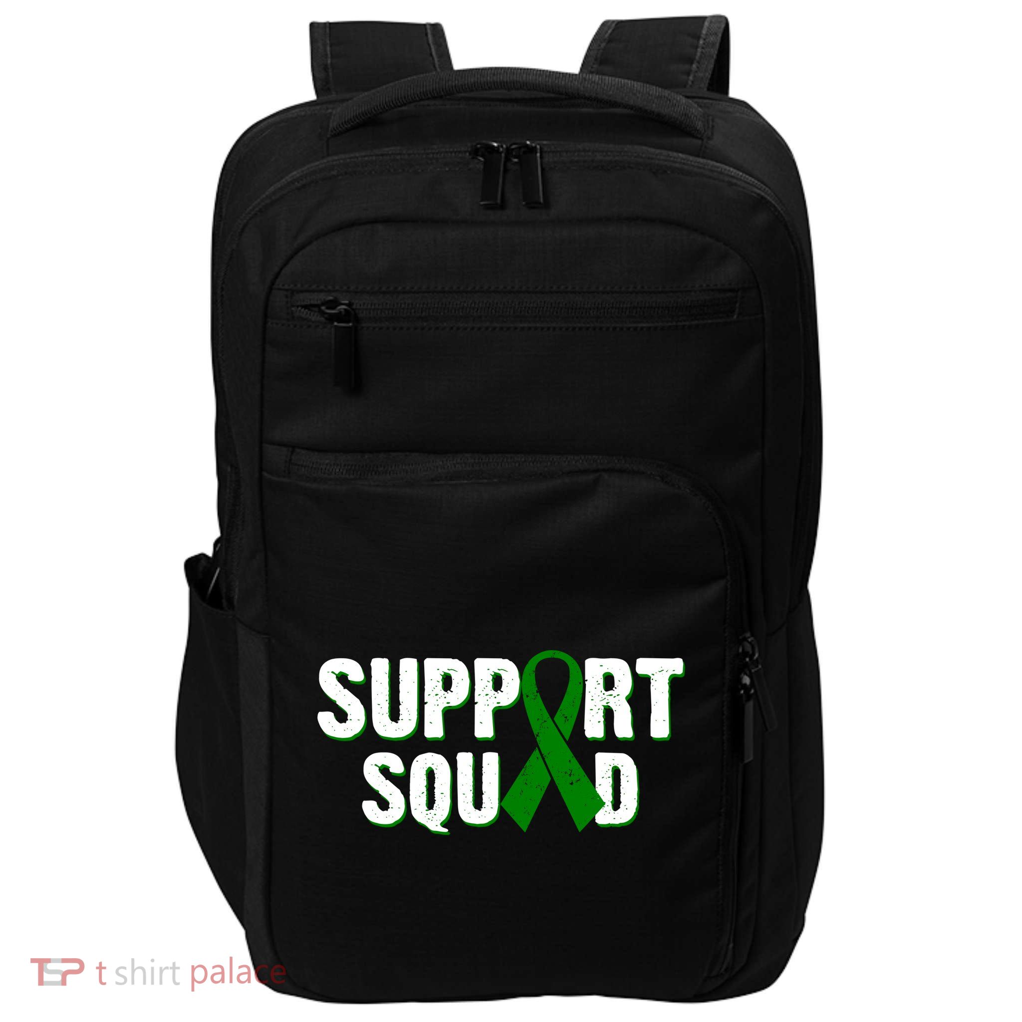 Support Squad Lymphoma Awareness Impact Tech Backpack