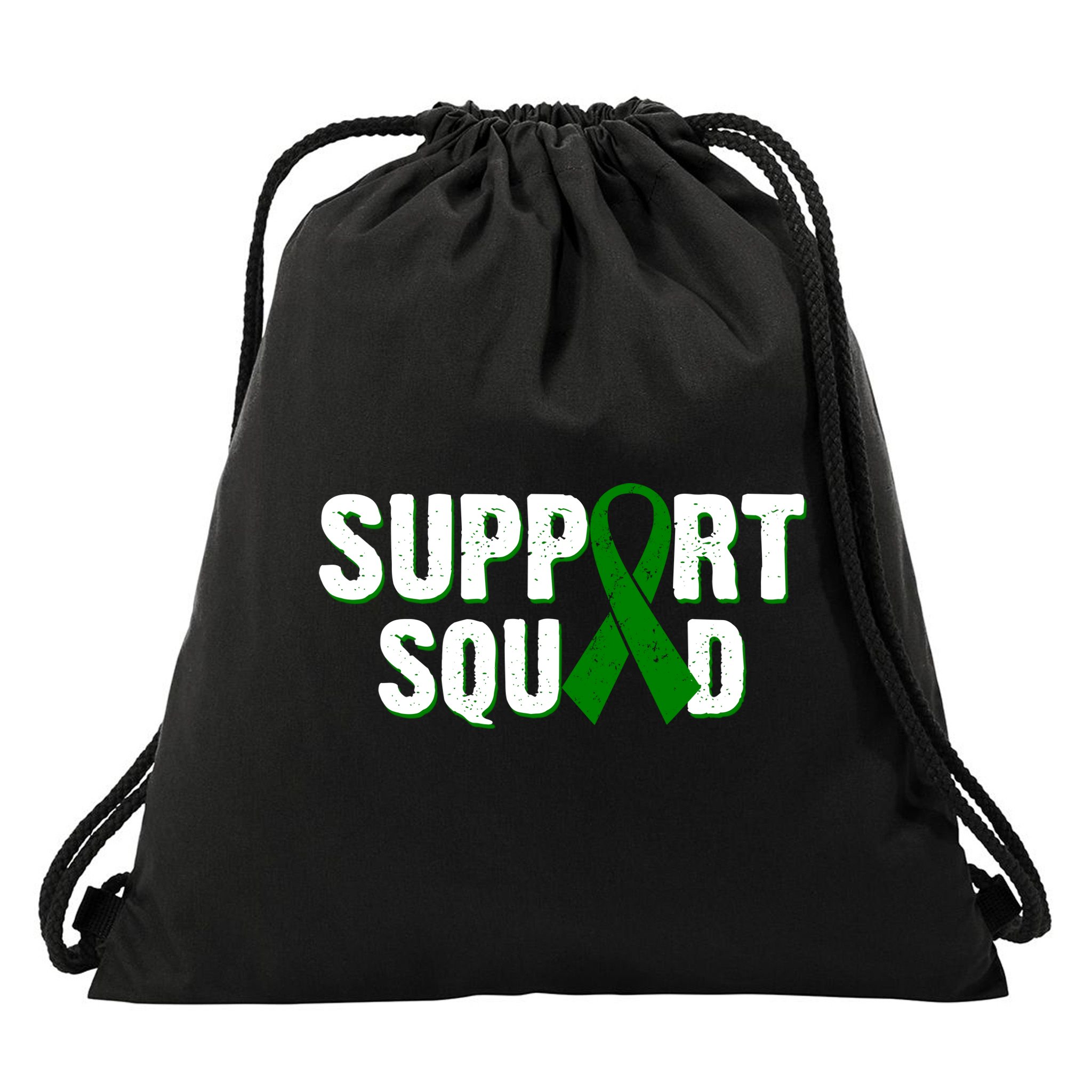 Support Squad Lymphoma Awareness Drawstring Bag