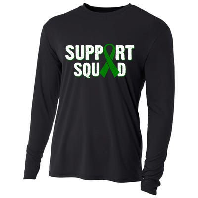 Support Squad Lymphoma Awareness Cooling Performance Long Sleeve Crew