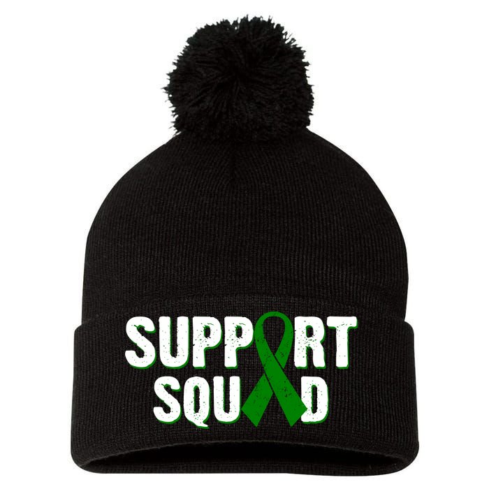 Support Squad Lymphoma Awareness Pom Pom 12in Knit Beanie
