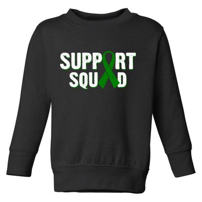Support Squad Lymphoma Awareness Toddler Sweatshirt