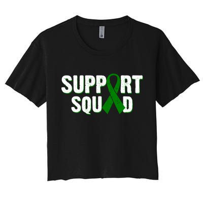 Support Squad Lymphoma Awareness Crop Top