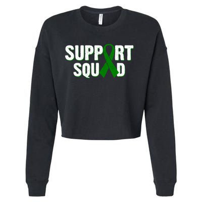 Support Squad Lymphoma Awareness Cropped Pullover Crew