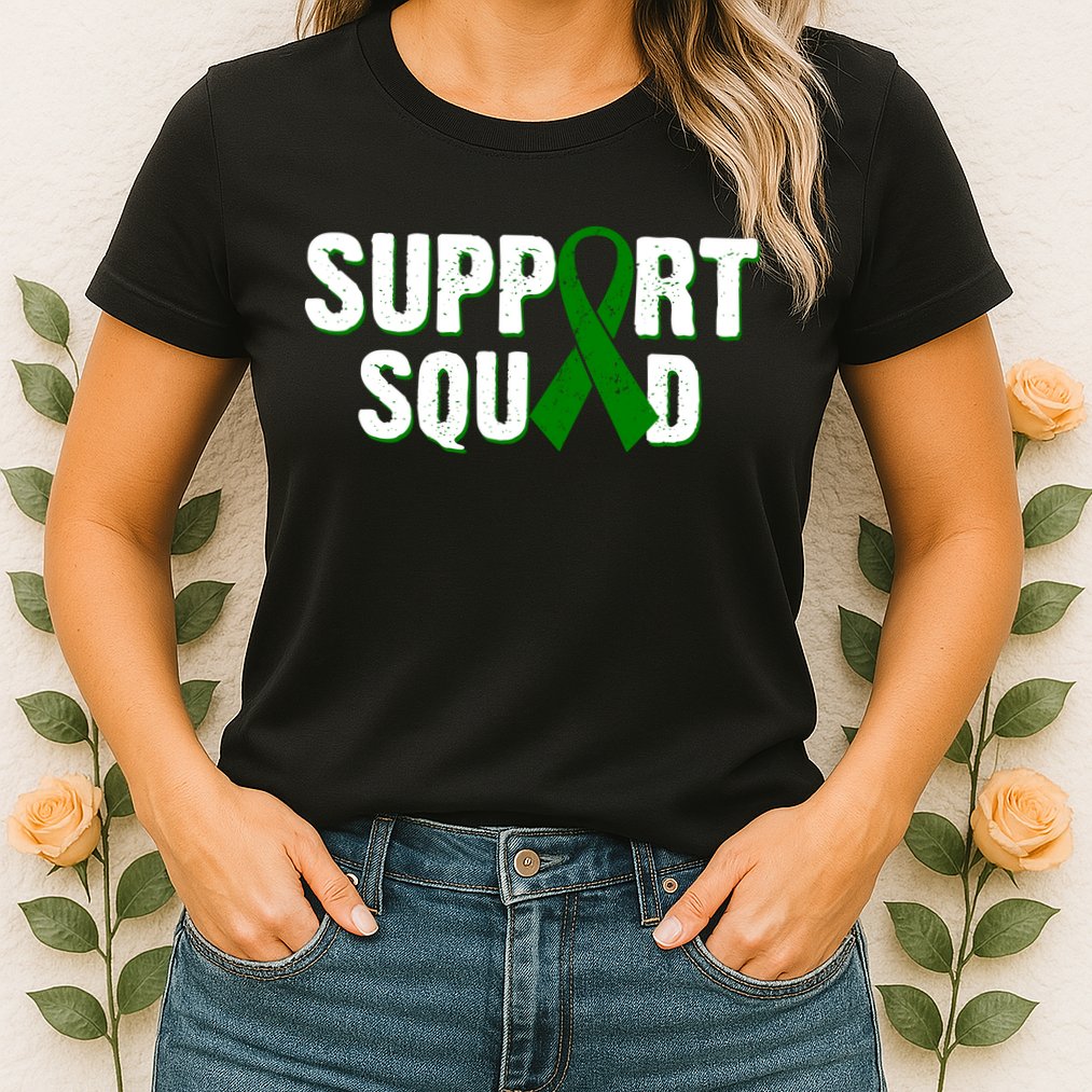 Support Squad Lymphoma Awareness Womens T-Shirt