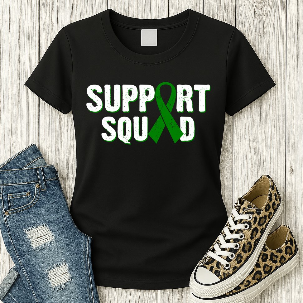 Support Squad Lymphoma Awareness Womens T-Shirt