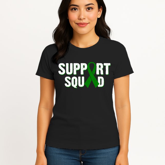 Support Squad Lymphoma Awareness Womens T-Shirt