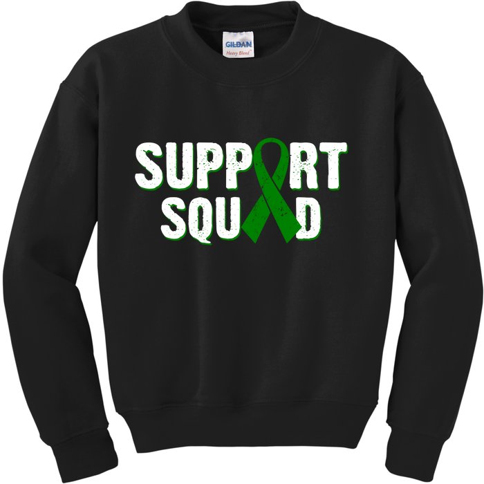 Support Squad Lymphoma Awareness Kids Sweatshirt