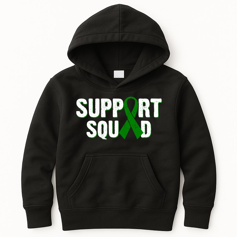 Support Squad Lymphoma Awareness Kids Hoodie