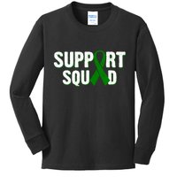 Support Squad Lymphoma Awareness Kids Long Sleeve Shirt