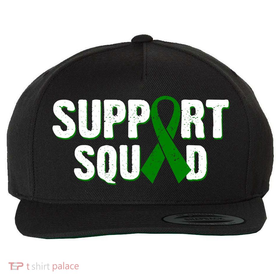 Support Squad Lymphoma Awareness Wool Snapback Cap