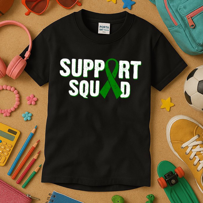 Support Squad Lymphoma Awareness Kids T-Shirt