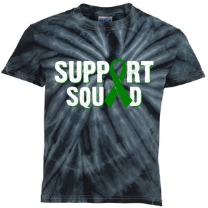 Support Squad Lymphoma Awareness Kids Tie-Dye T-Shirt