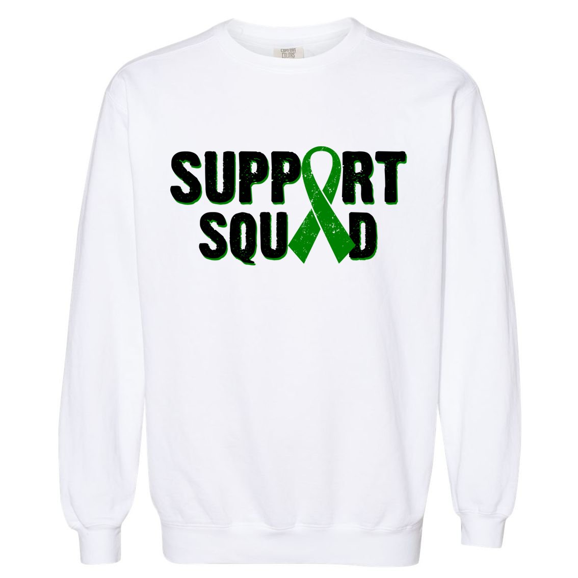 Support Squad Lymphoma Awareness Garment-Dyed Sweatshirt