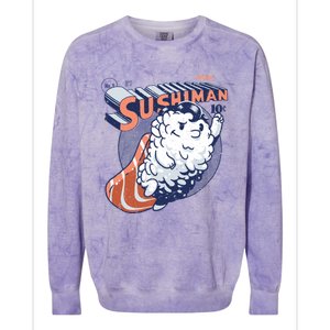 Sushiman Sushi Lover Colorblast Crewneck Sweatshirt