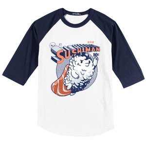 Sushiman Sushi Lover Baseball Sleeve Shirt