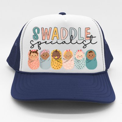 Swaddle Specialist Labor And Deliverynicu Nurse Trucker Hat