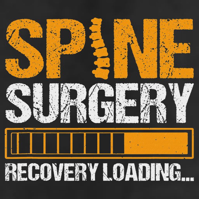 Spine Surgery Loading Funny Back Spinal Fusion Recovery Trucker Hat