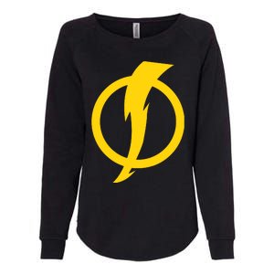 Static Shock Logo Womens California Wash Sweatshirt