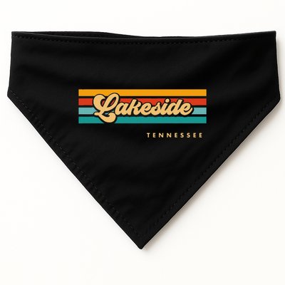 Sunset Stripes Lakeside Tennessee USA-Made Doggie Bandana