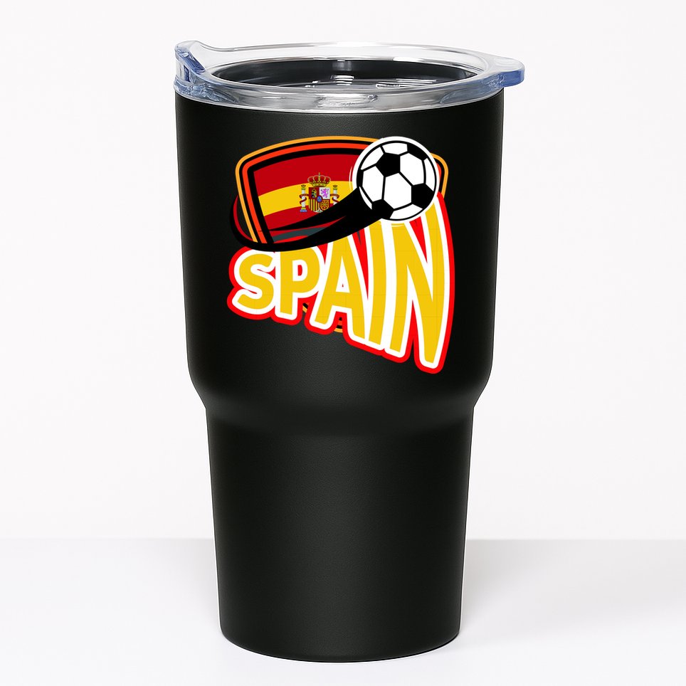 Spain Soccer Logo Tumbler