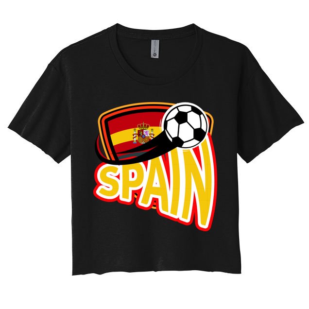 Spain Soccer Logo Crop Top