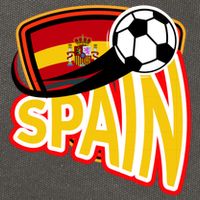 Spain Soccer Logo Cotton Canvas Backpack